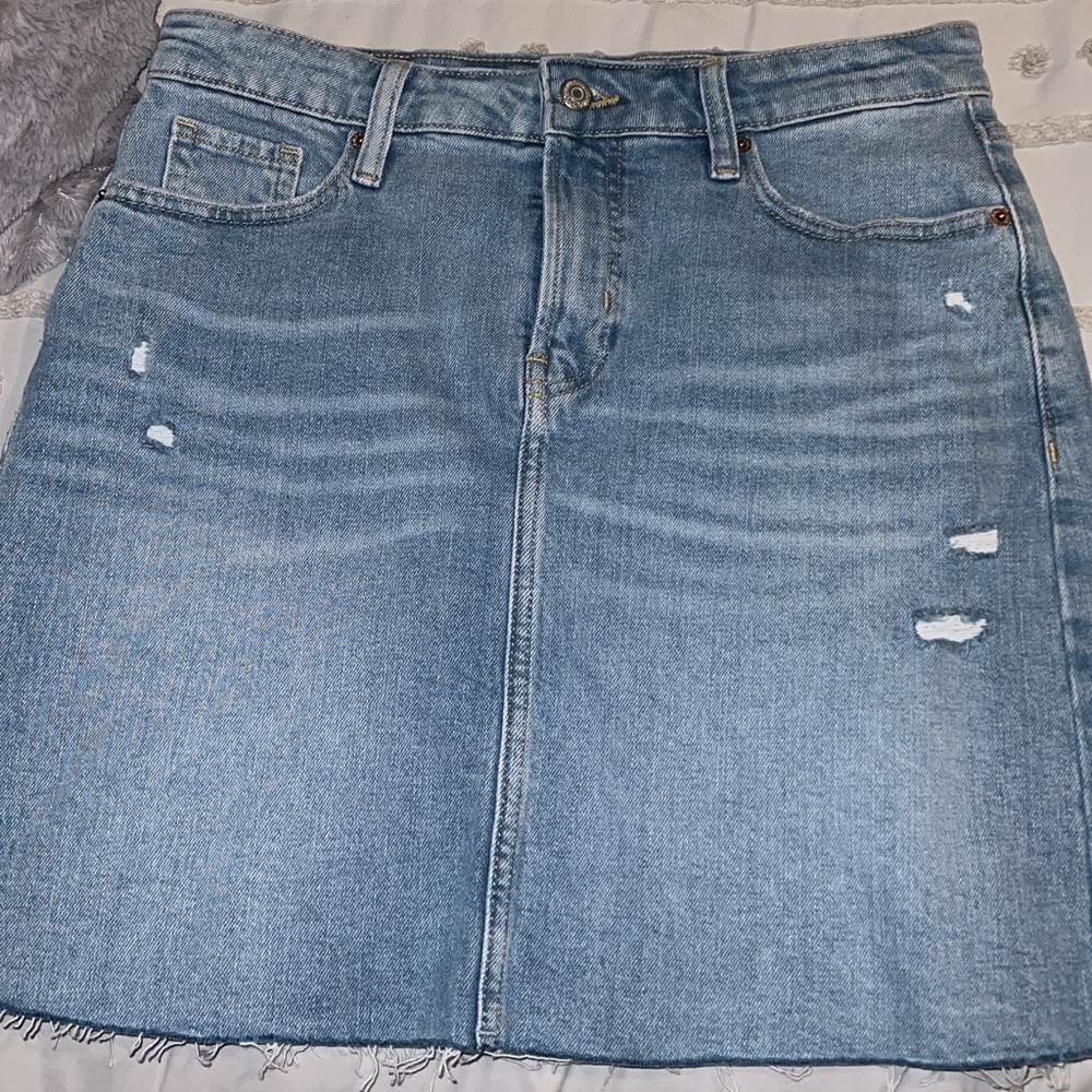 Old navy Jean fitted mini skirt